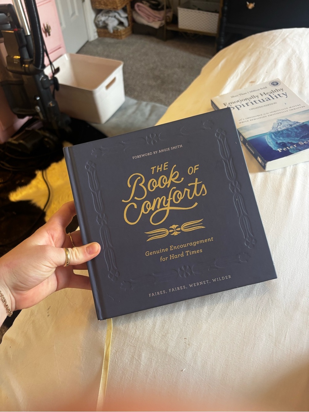 The Book of Comforts - Navy Hardcover Comfort Book